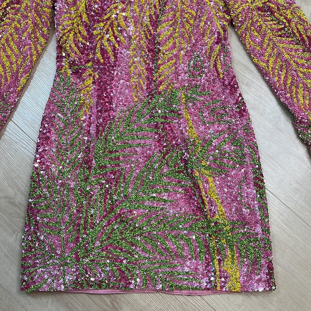 Retrofete Nikki sequin-embellished mini dress, SIZE MEDIUM NEW - Picture 7 of 12